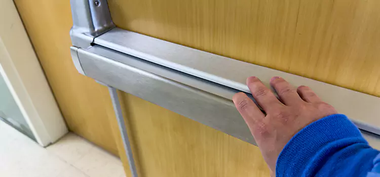 Installing a Push Bar on a Door Kalispell